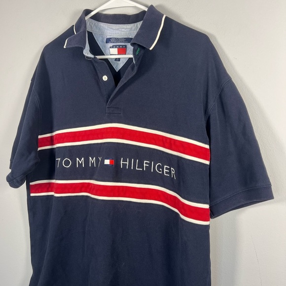 Tommy Hilfiger Polo Shirt with Collar Large - Picture 2 of 4